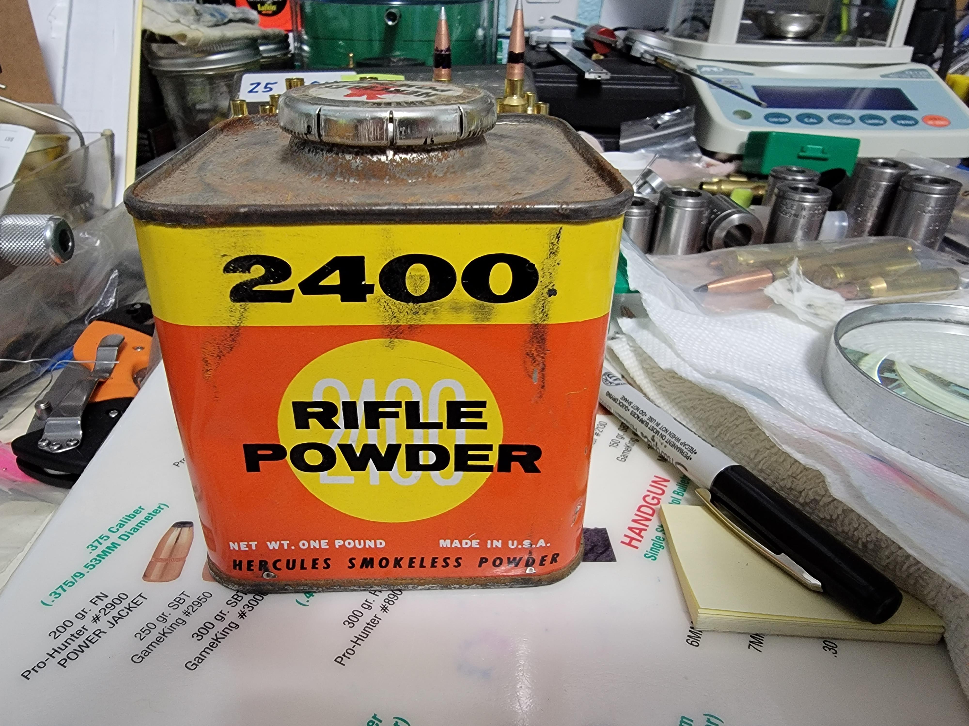 Hercules 2400 Rifle Powder Long Range Hunting Forum